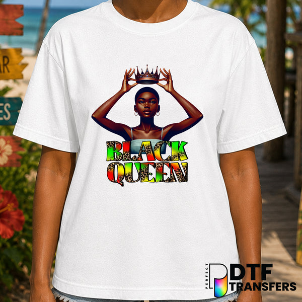 Black Queen – Black History Month DTF Transfer