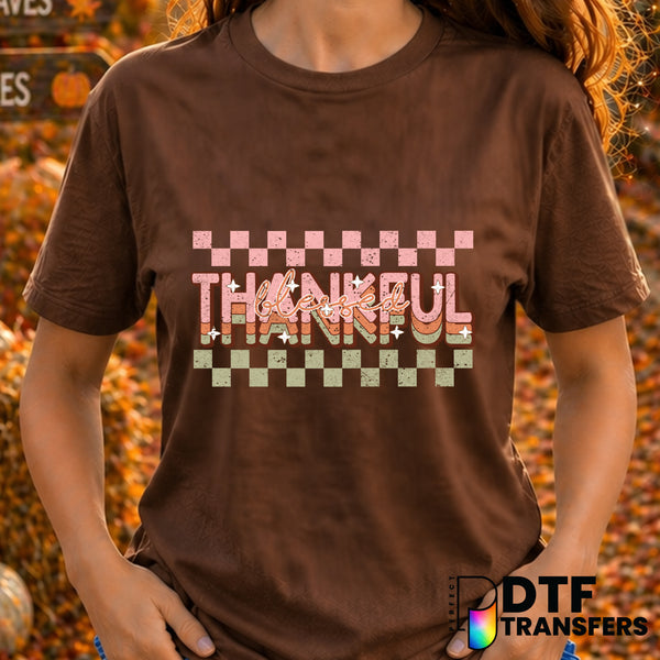 Thankful Blessed Thanksgiving – DTF Transfer