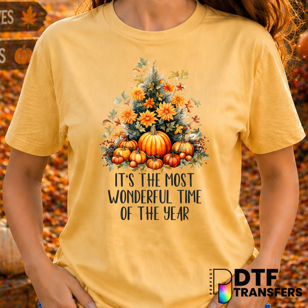 It's The Most Wonderful Time of The Year – Thanksgiving DTF Transfer