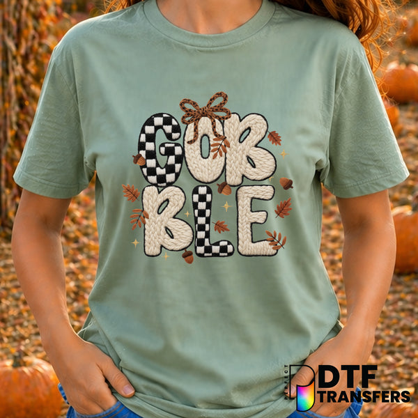 Gobbles – Thanksgiving DTF Transfer