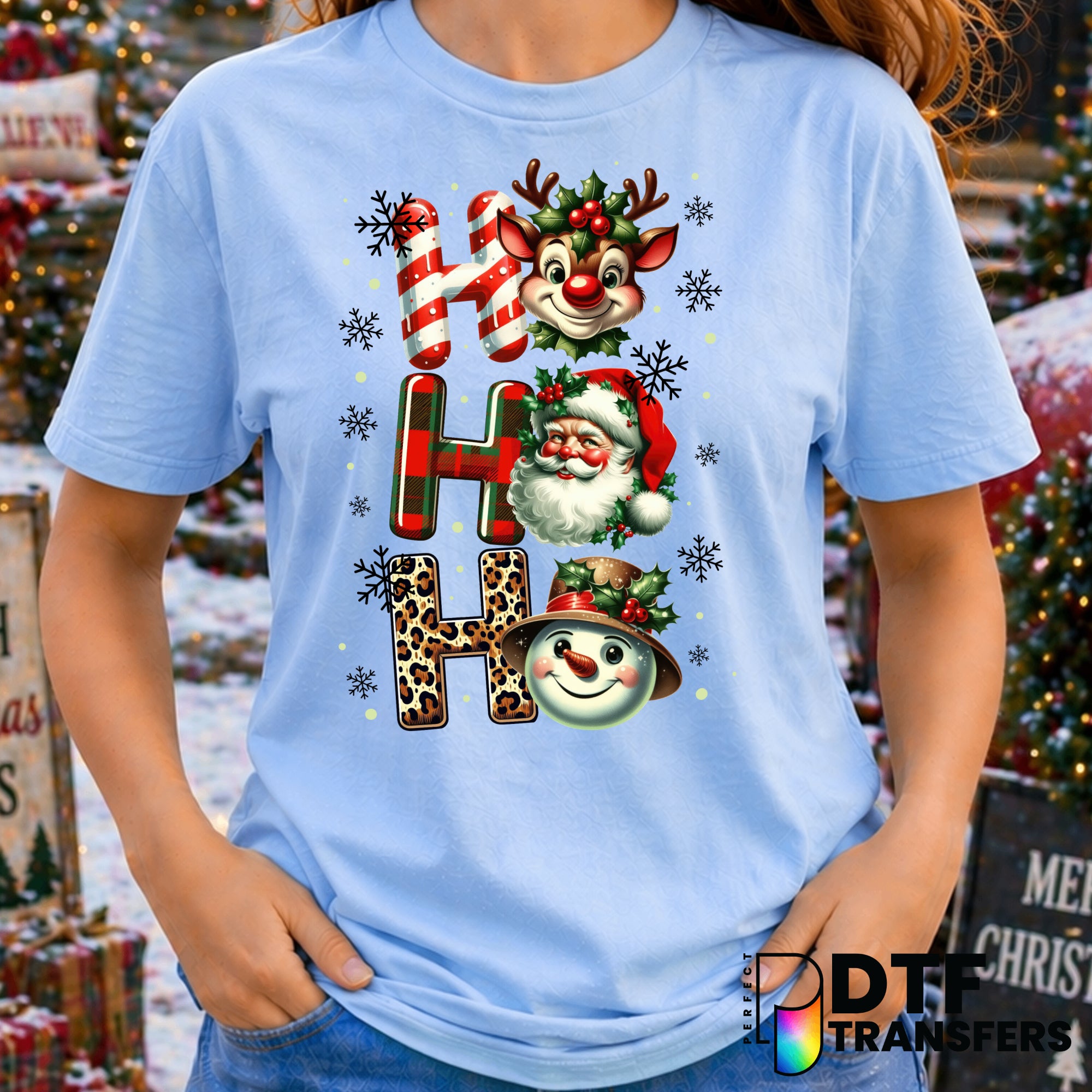 Ho Ho Ho – Christmas DTF Transfer