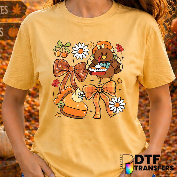 Gobble Gobble Y'all – Thanksgiving DTF Transfer