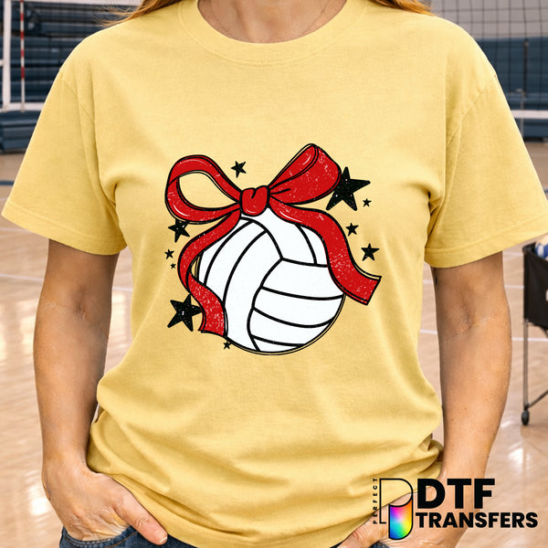 Cute Volleyball Coquette – Volleyball DTF Transfer