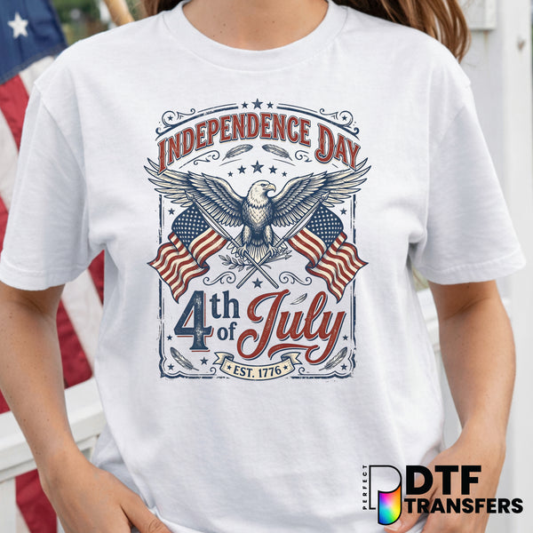 Independence Day 4th of July Eagle – DTF Transfer