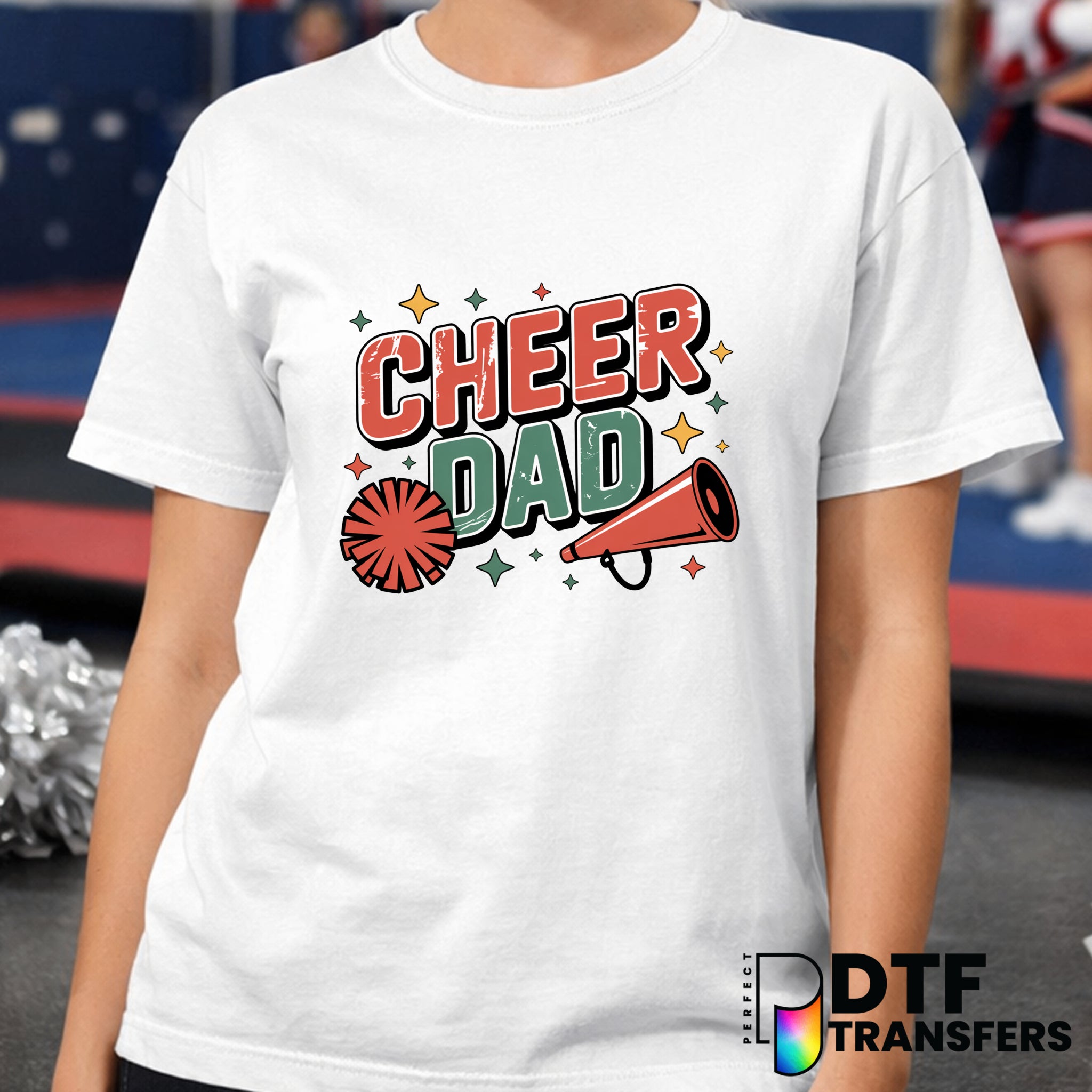 Cheer Dad – Cheerleading DTF Transfer