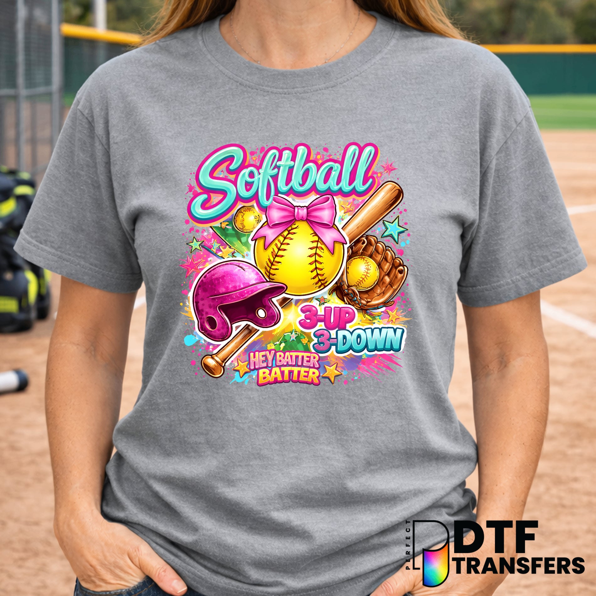 Hey Batter Batter – Softball DTF Transfer