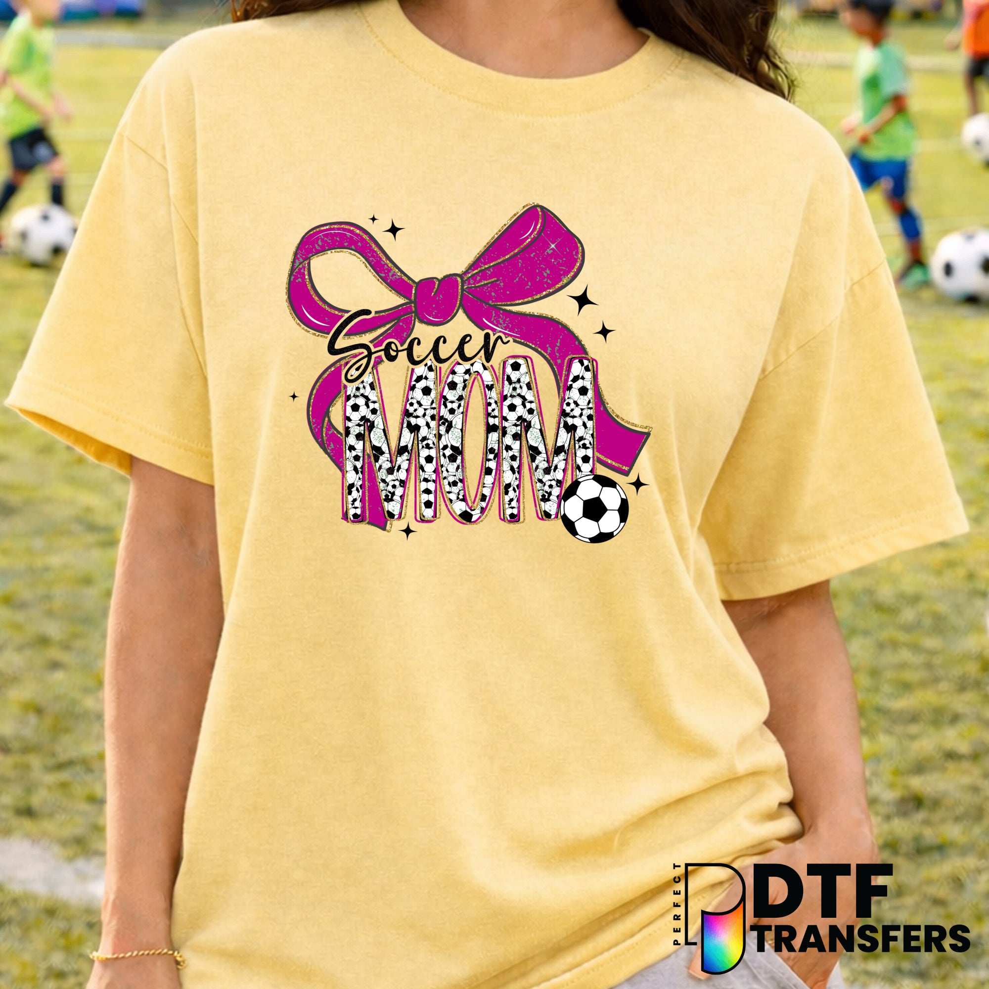Soccer Mom – Soccer DTF Transfer