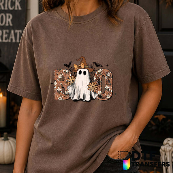 BOO – Halloween DTF Transfer