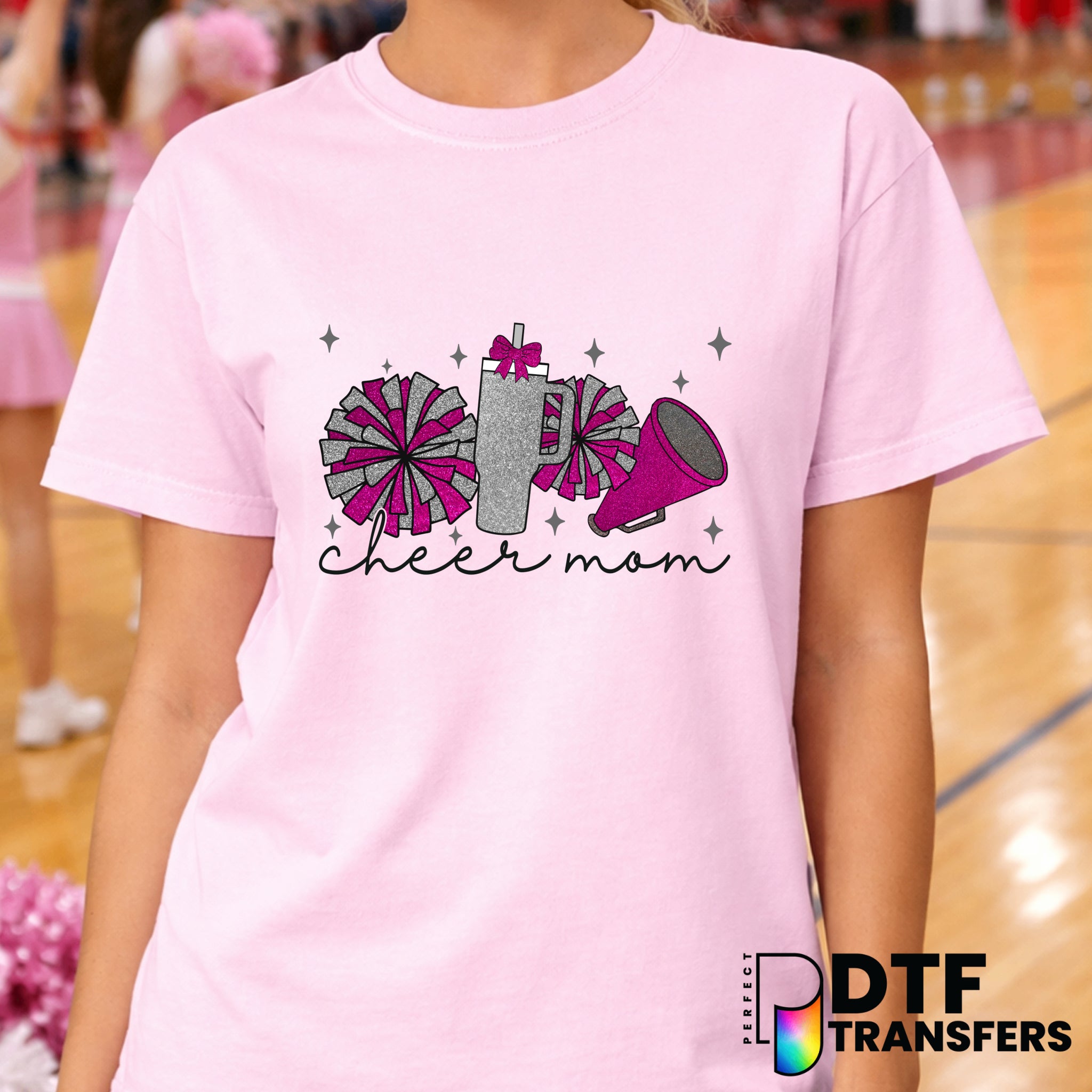 Cheer Mom – Cheerleading DTF Transfer