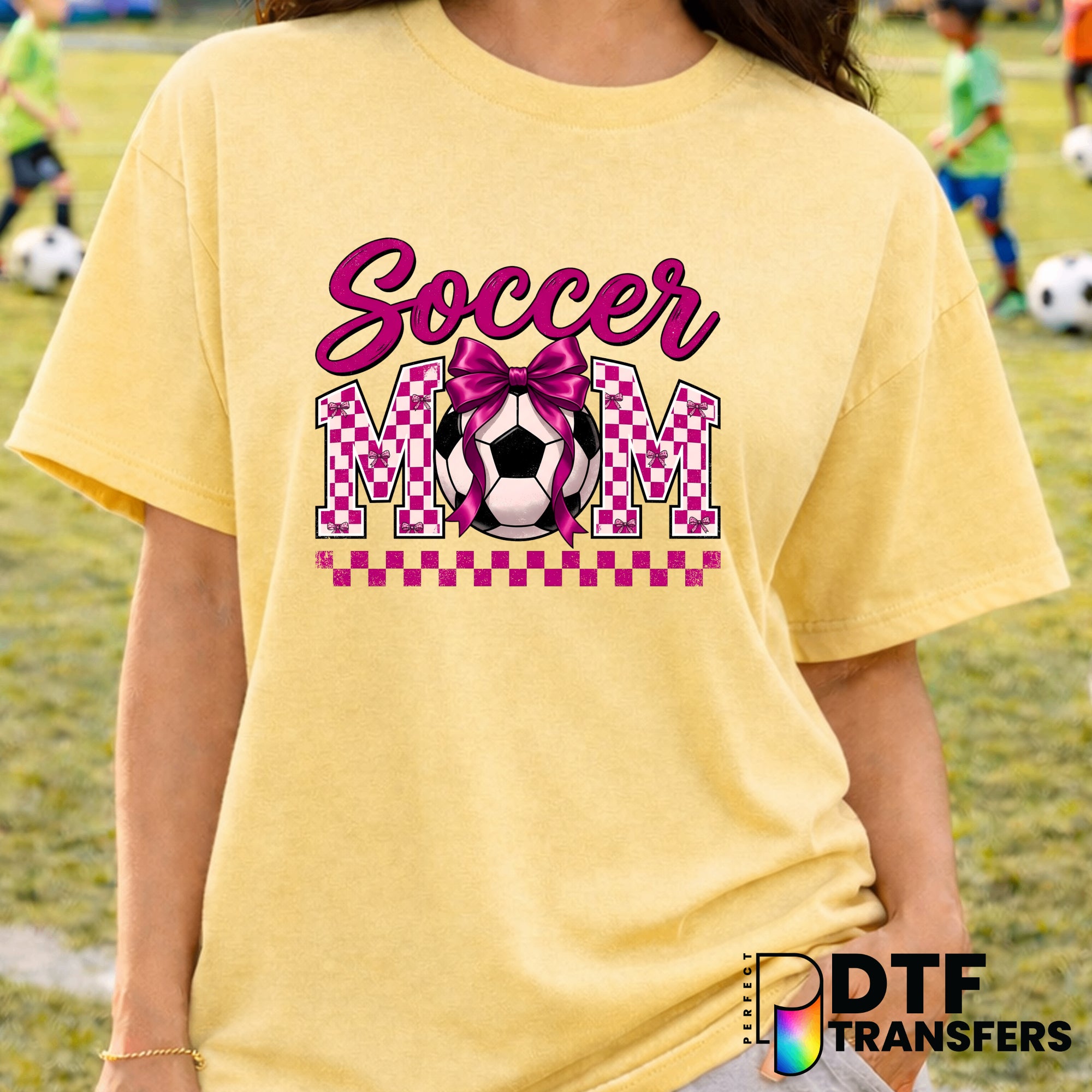 Soccer Mom – Soccer DTF Transfer
