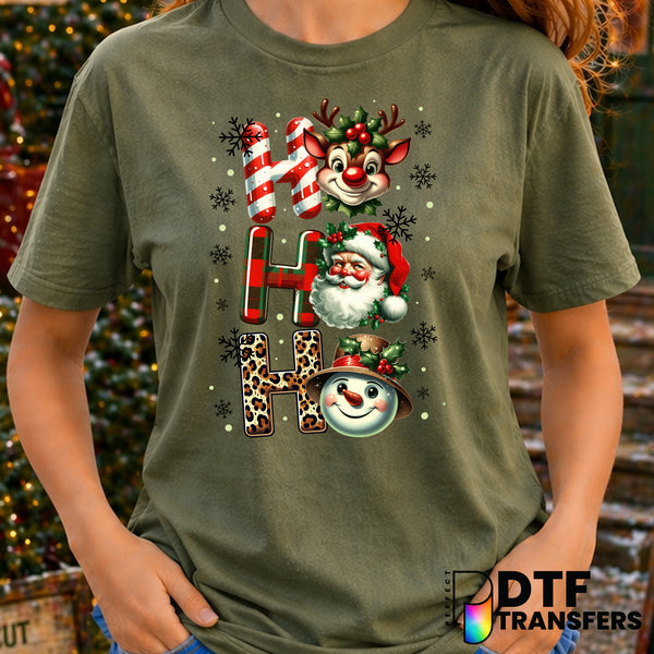 Ho Ho Ho – Christmas DTF Transfer