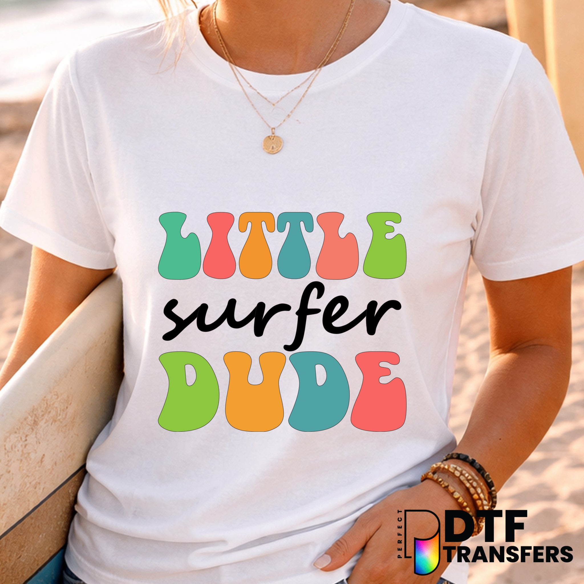 LITTLE SURFER DUDE – Surfing DTF Transfer