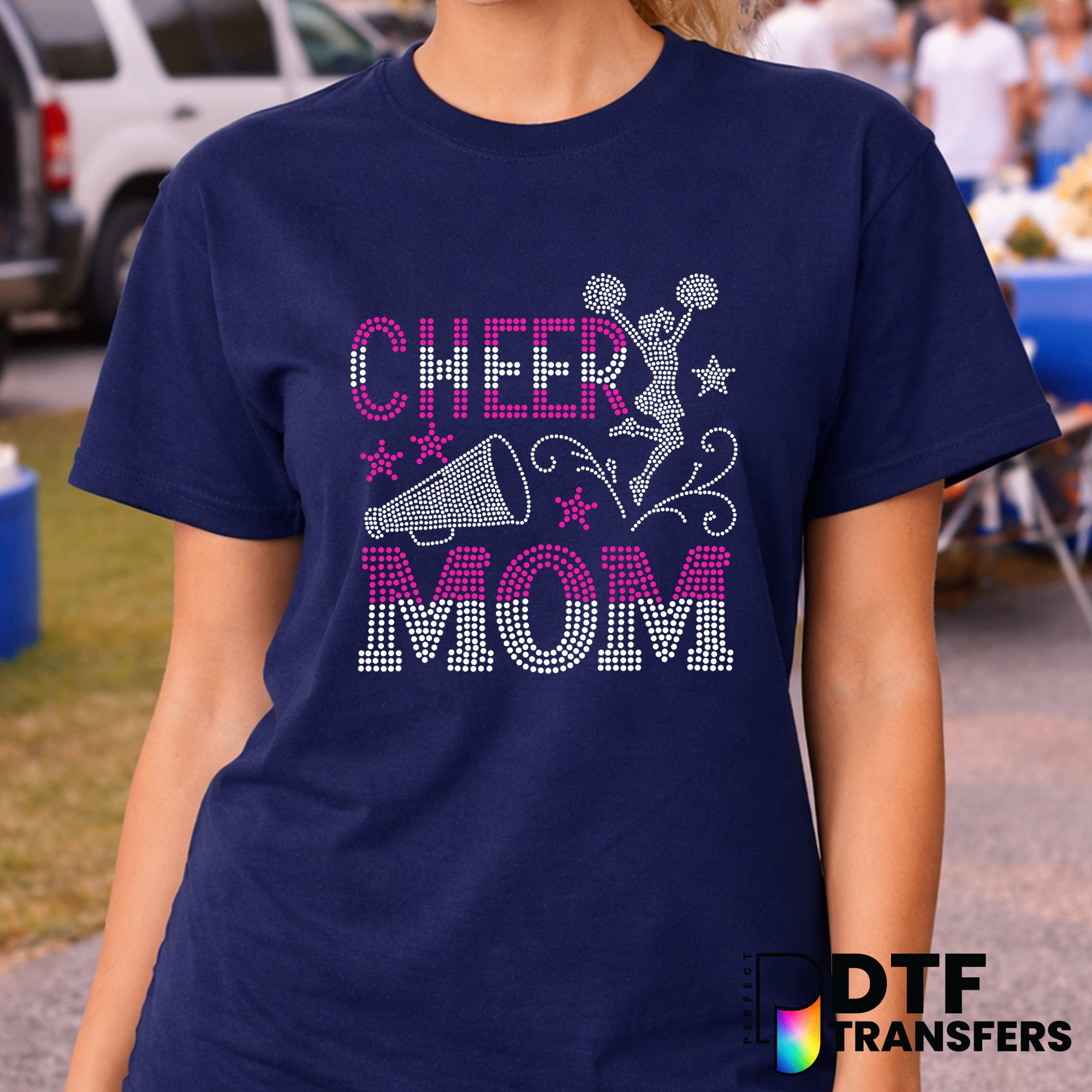 Cheer Mom – Cheerleading DTF Transfer