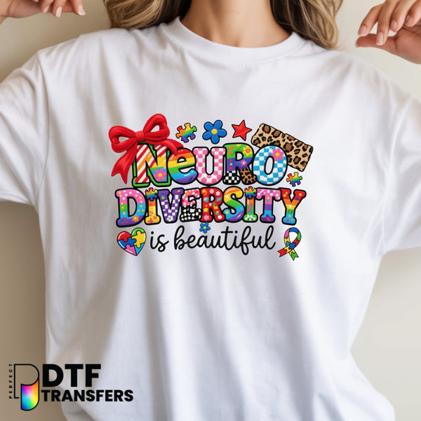 Neurodiversity Is Beautiful – Special Education DTF Transfer