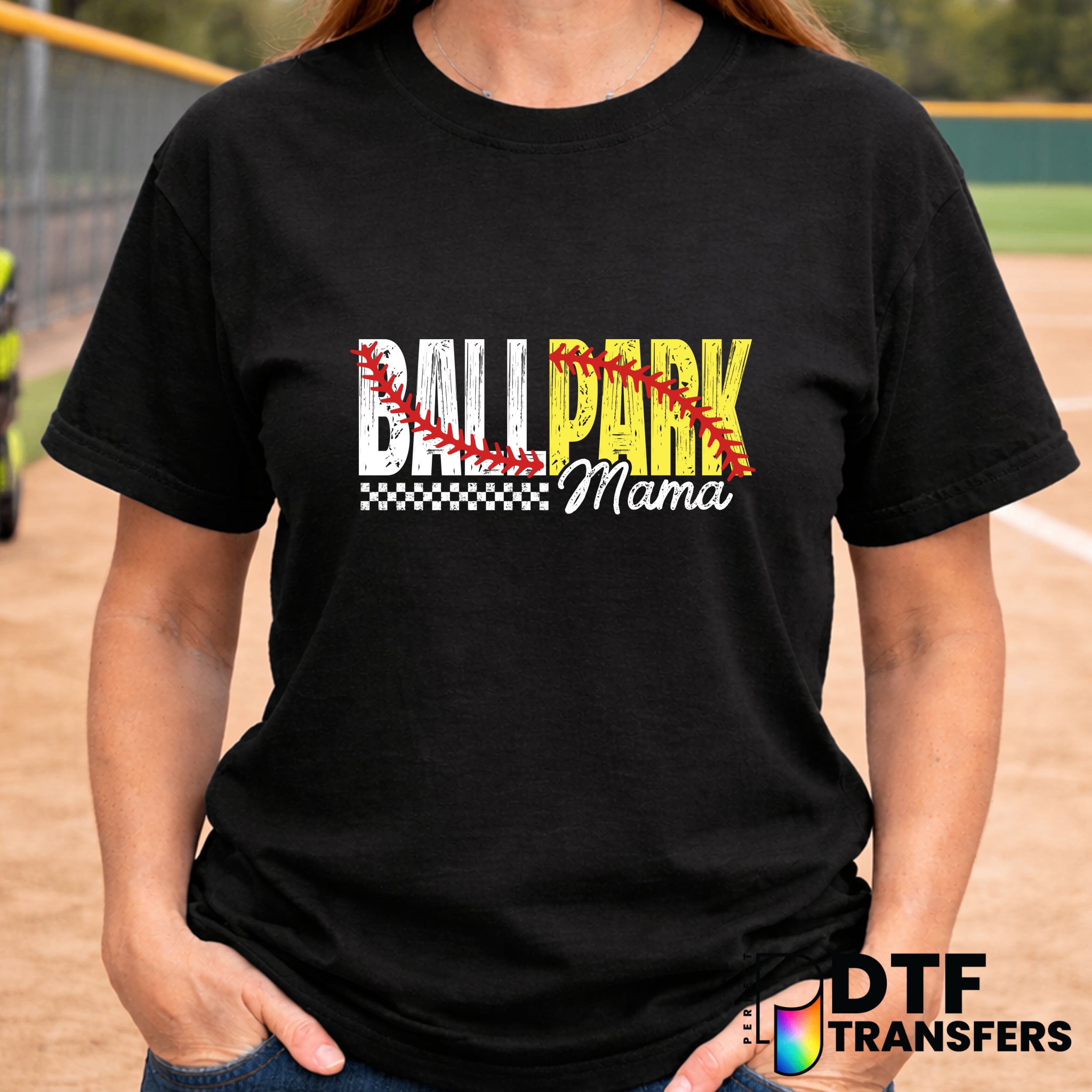 Ballpark Mama – Softball DTF Transfer
