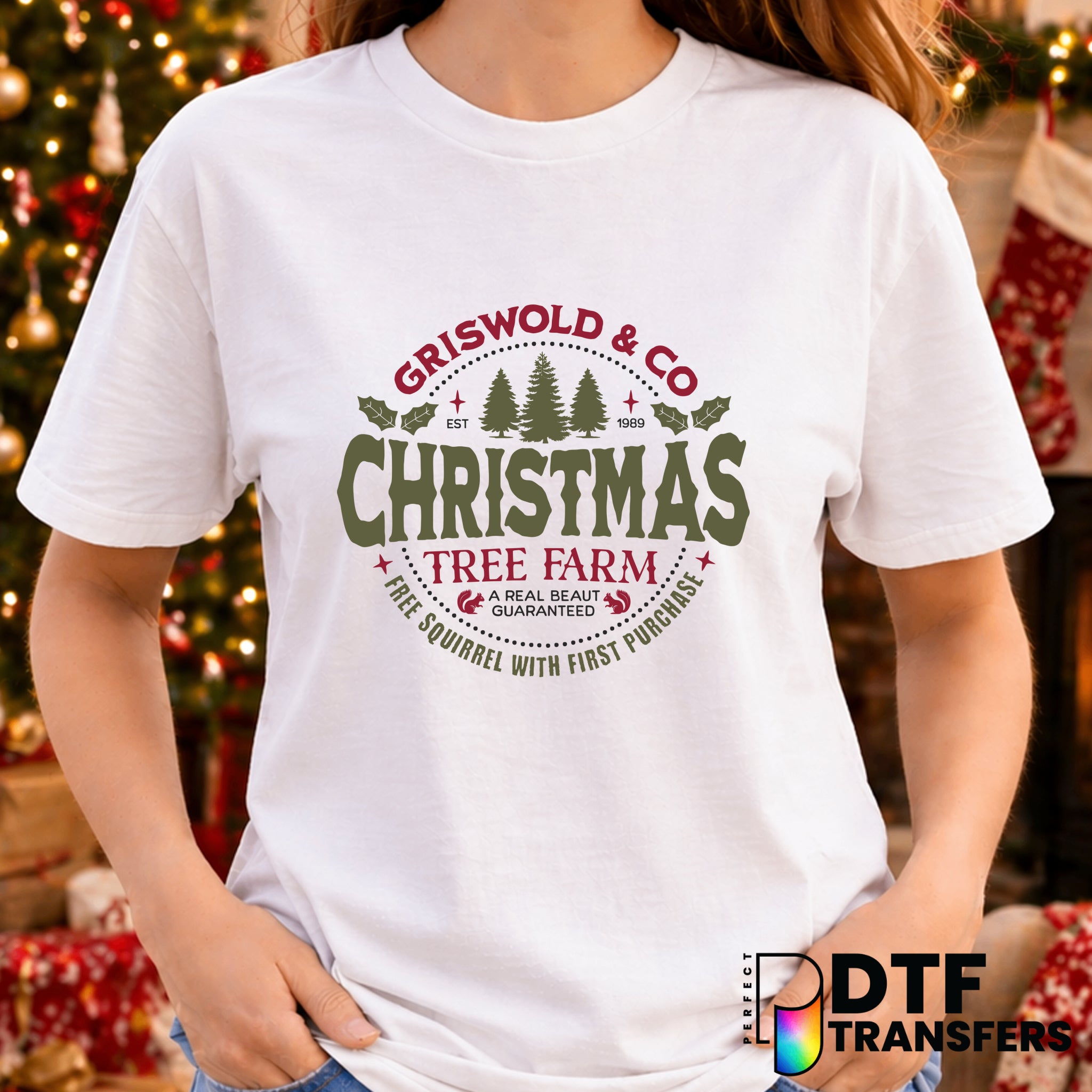 Griswold and Co Christmas Tree Farm – Christmas DTF Transfer