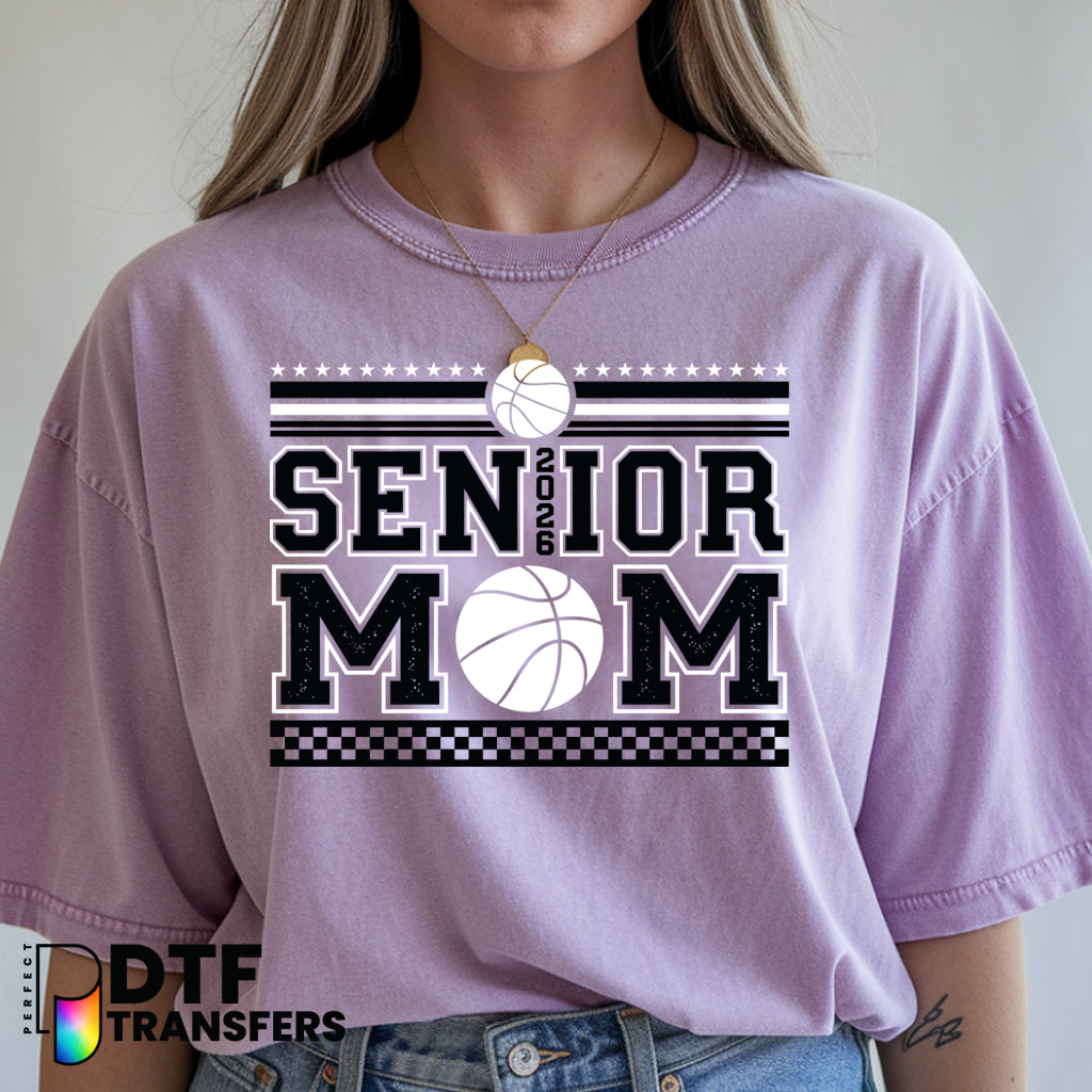 Basketball Senior Mom 2026 – Teacher DTF Transfer