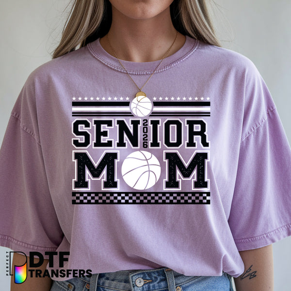 Basketball Senior Mom 2026 – Teacher DTF Transfer