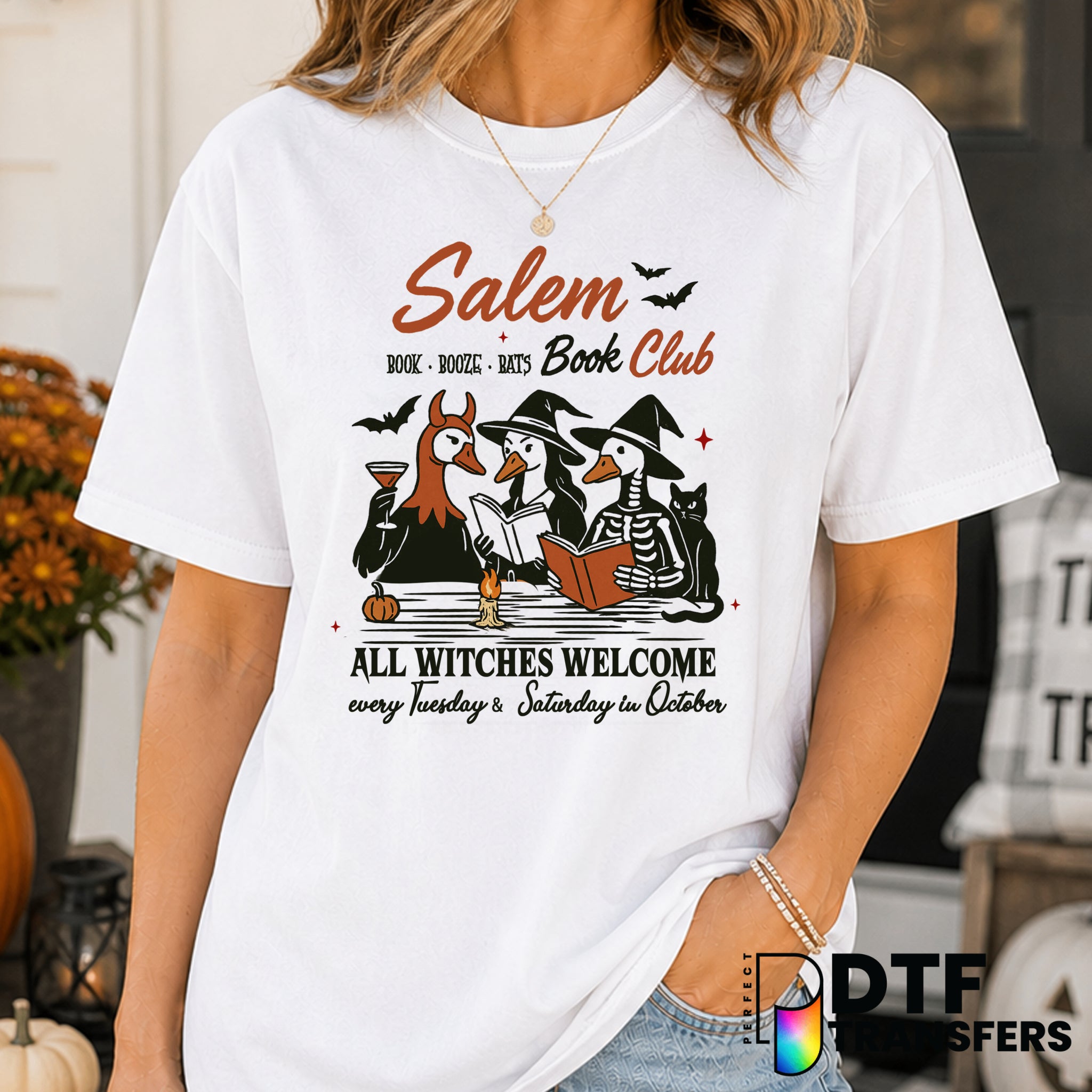 SALEM BOOK CLUB – Halloween DTF Transfer