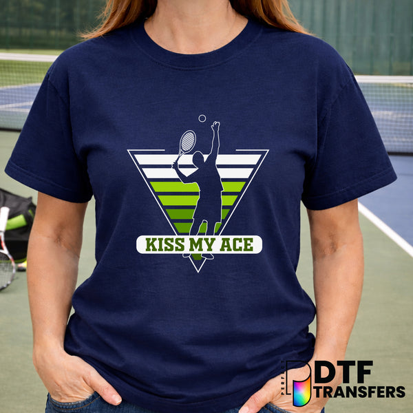 Kiss My Face – Tennis DTF Transfer