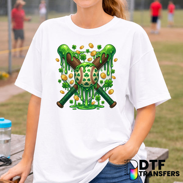 St. Patrick's Day – Baseball DTF Transfer