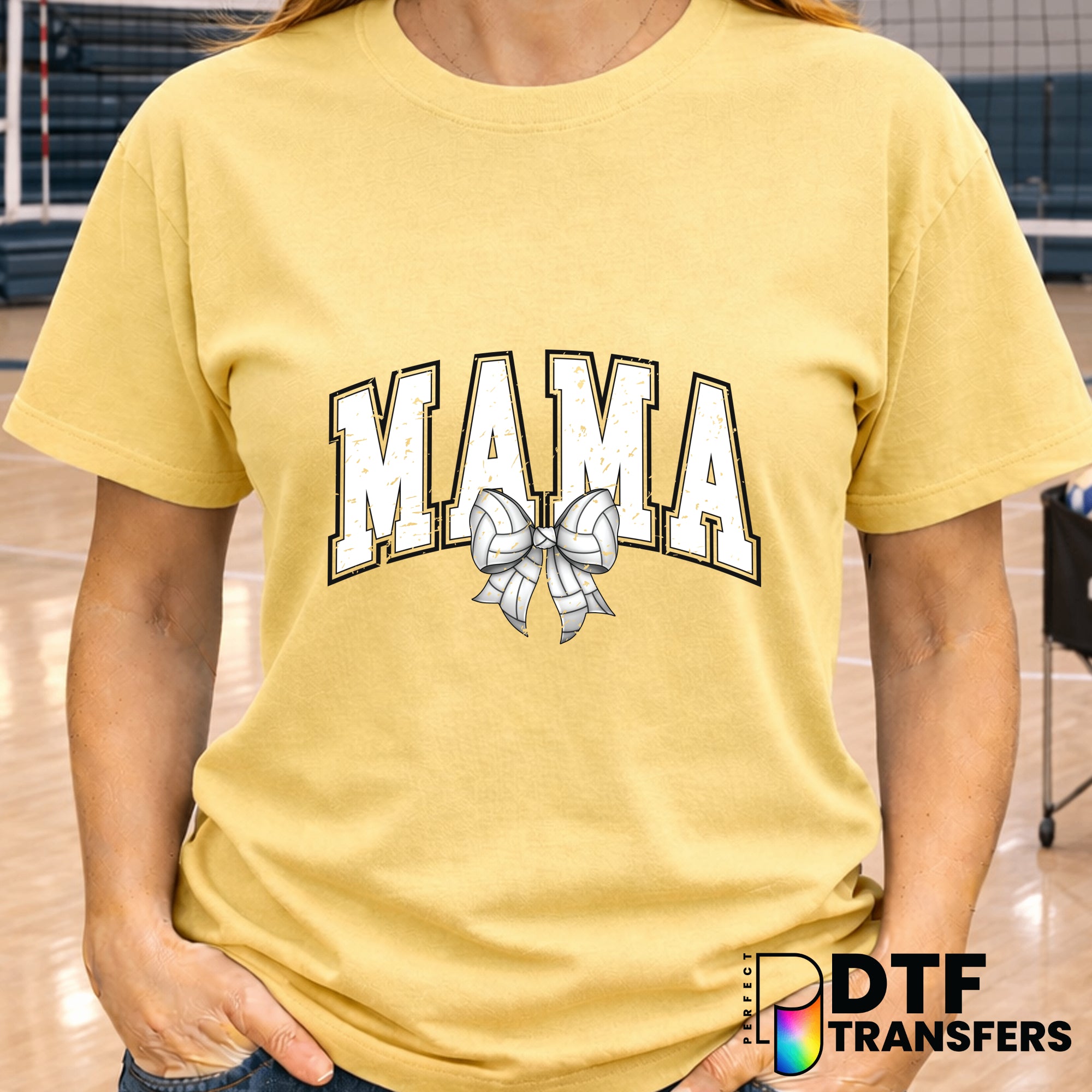 Mama Varsity Volleyball EST. 2024 – Volleyball DTF Transfer