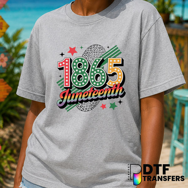 Juneteenth 1865 – Black History Month DTF Transfer