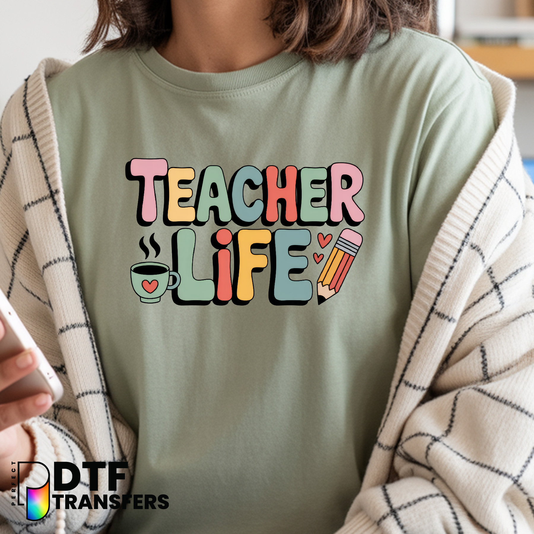 It's a Beautiful Day to Make Some Art – Art Teacher DTF Transfer