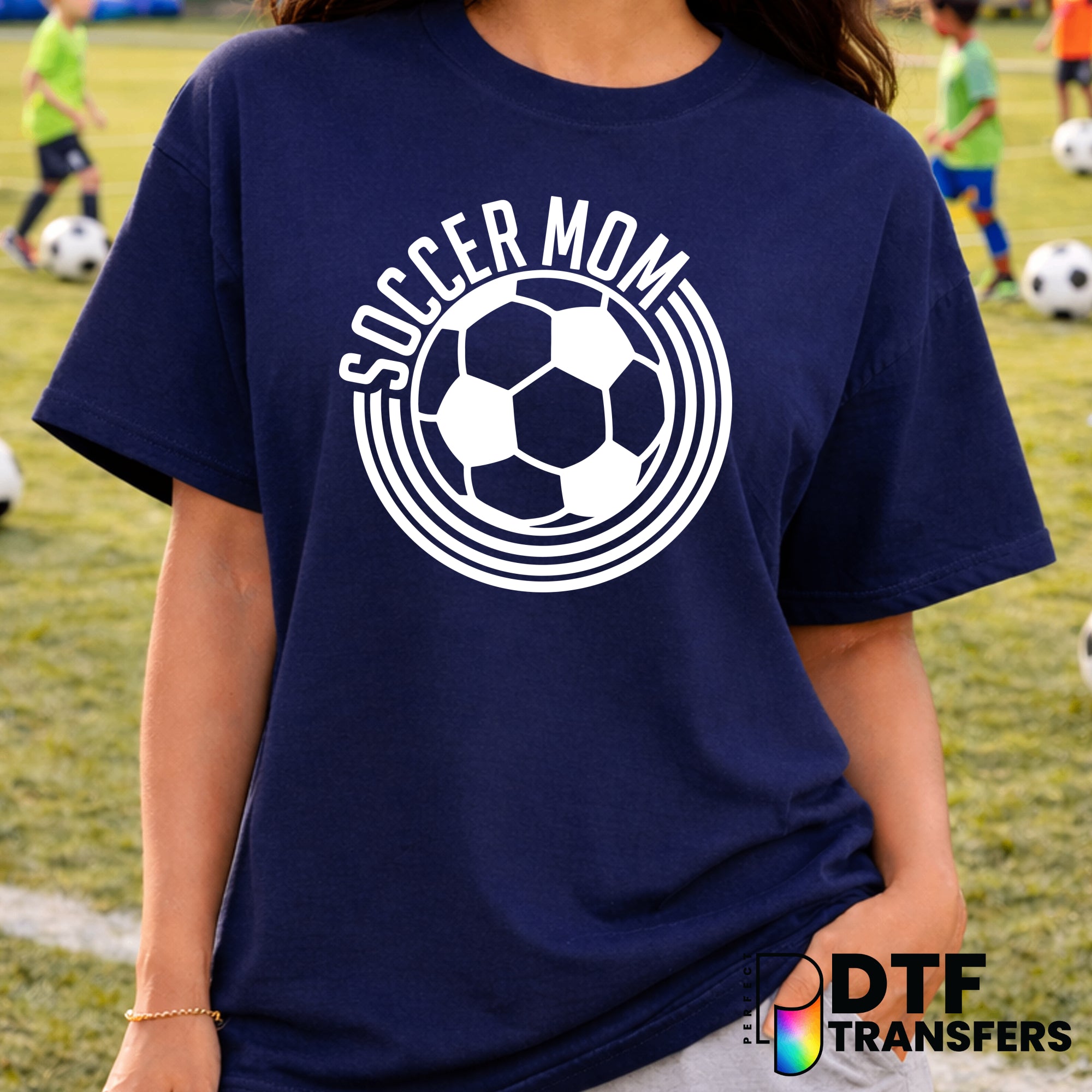 Soccer Mom – Soccer DTF Transfer