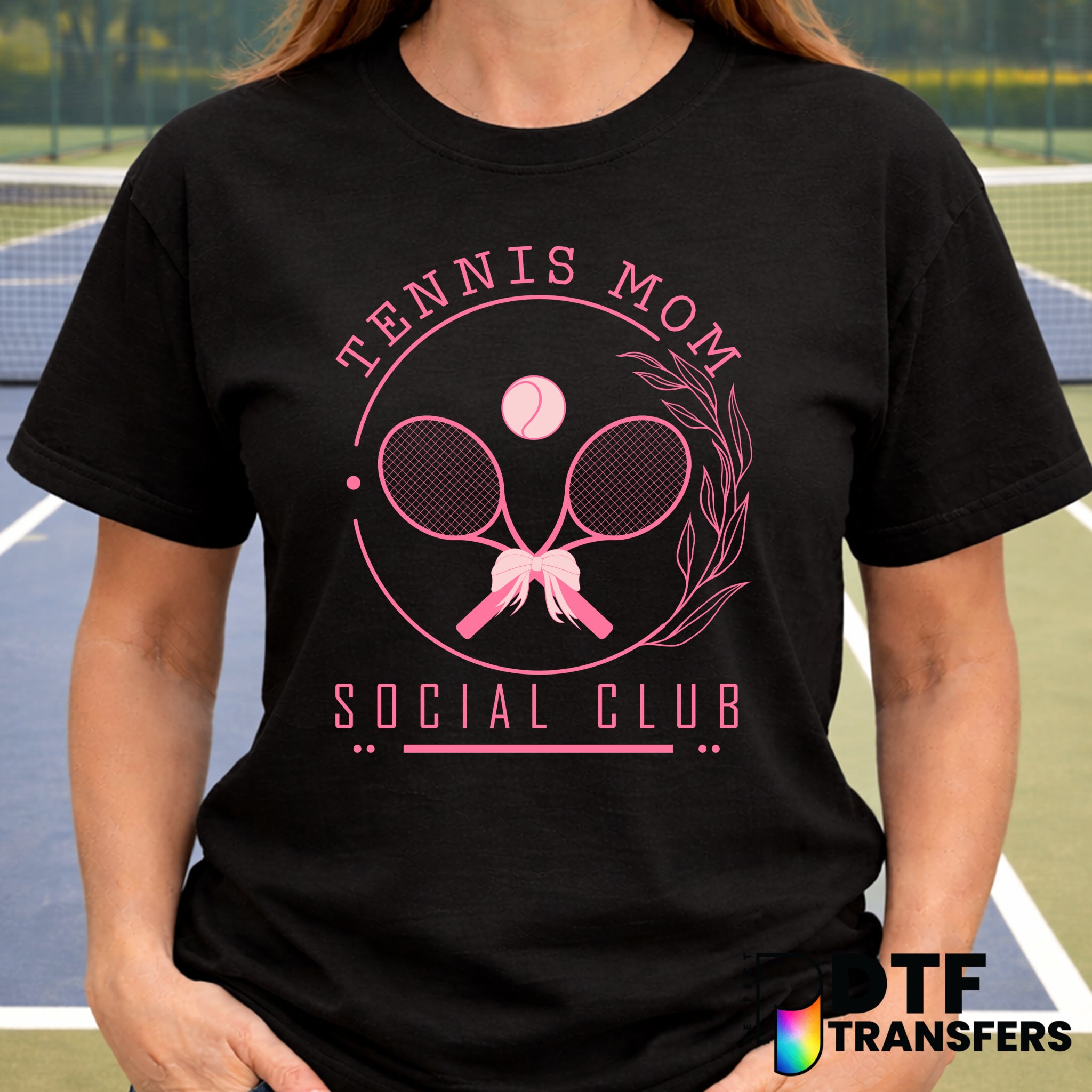 Tennis Mom Social Club – Tennis DTF Transfer