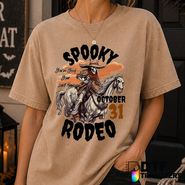 Spooky Rodeo – Halloween DTF Transfer