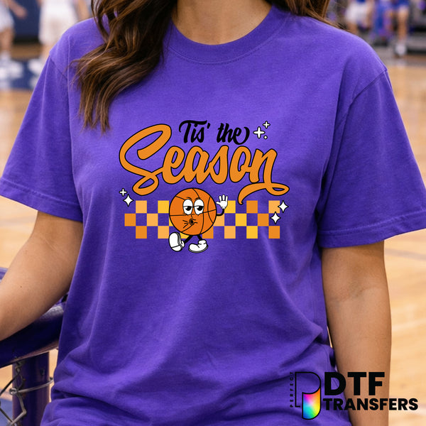 Retro Basketball Tis The Season – Basketball DTF Transfer