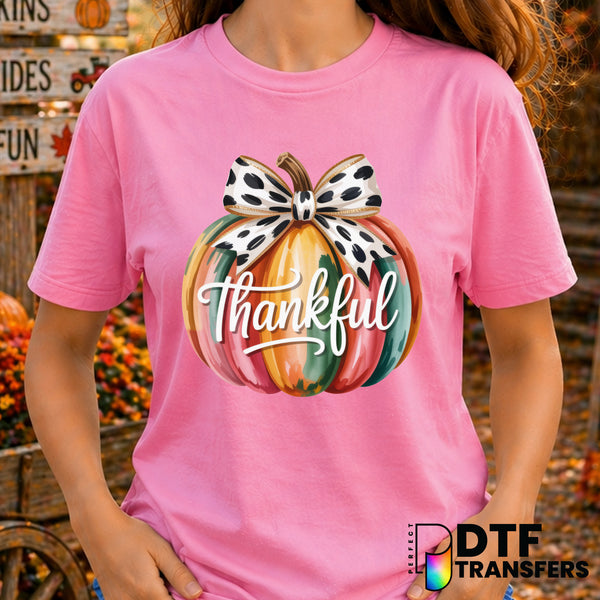 Thankful – Thanksgiving DTF Transfer