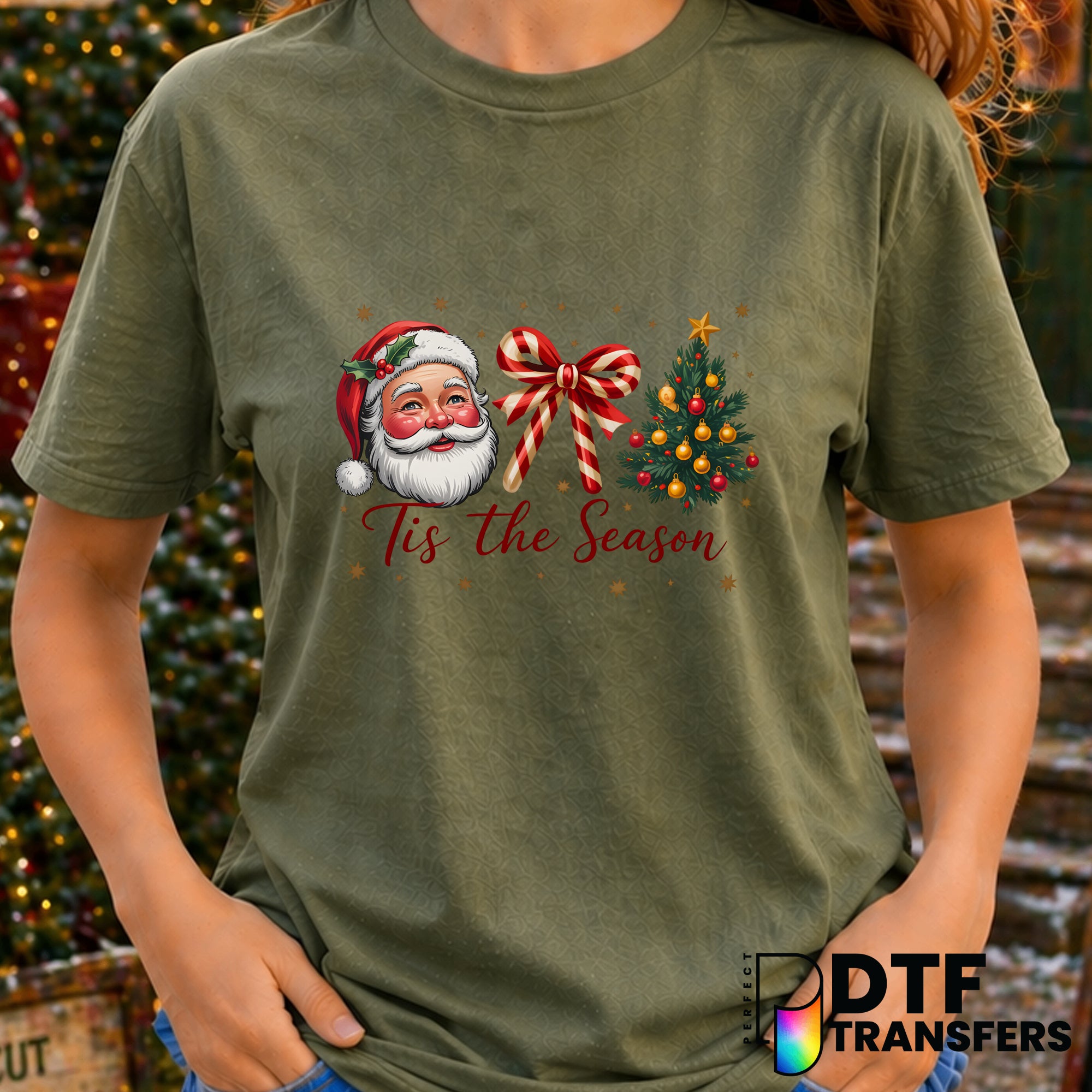 "Tis The Season" – Christmas DTF Transfer