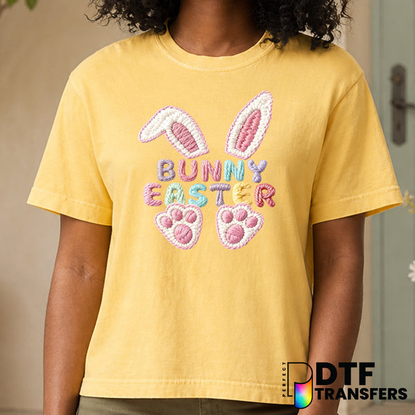 Easter Bunny Ears & Feet – Easter DTF Transfer