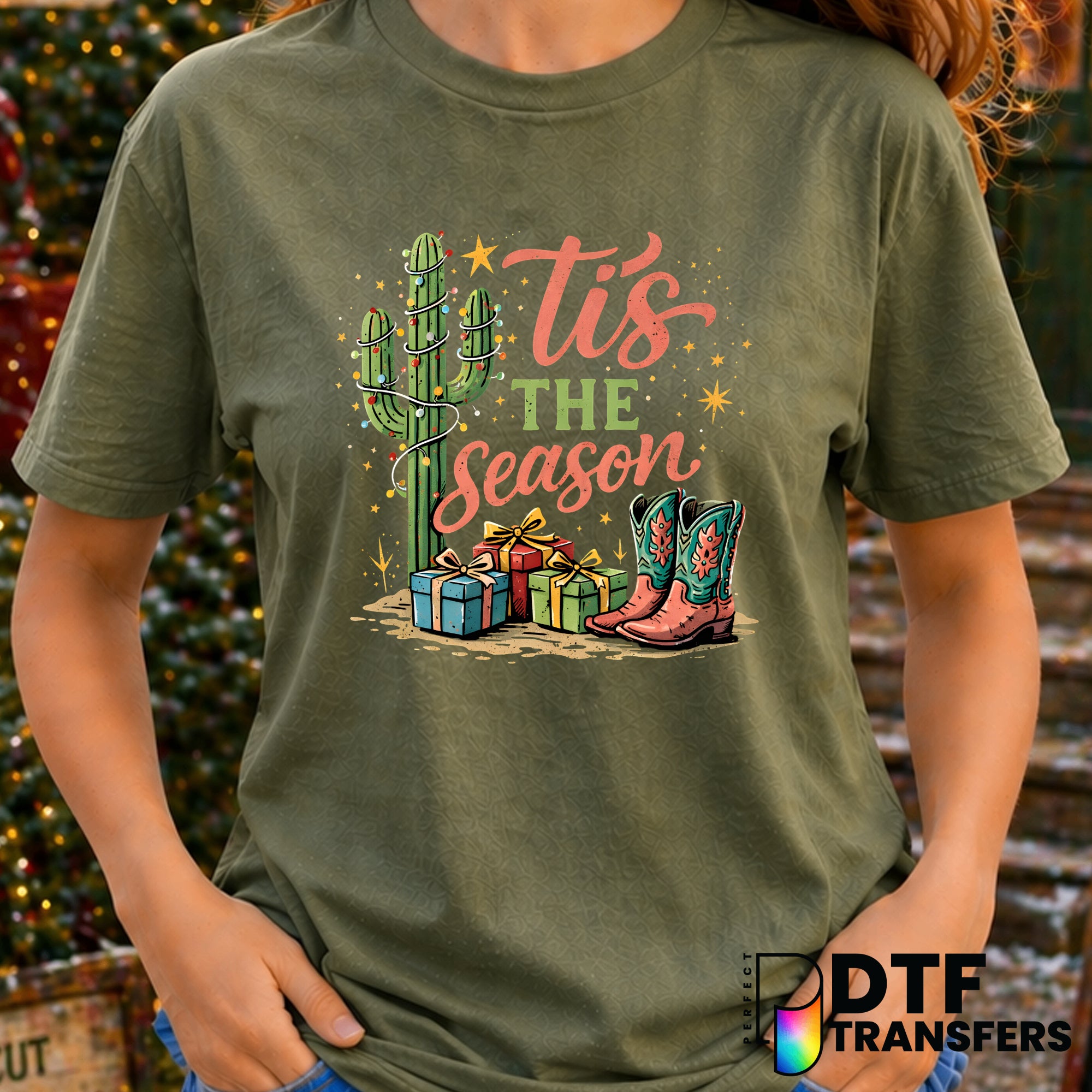 Tis the Season – Christmas DTF Transfer