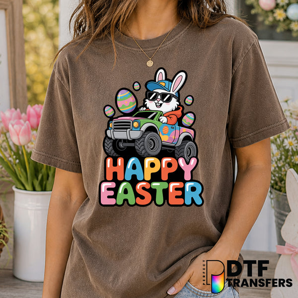 Happy Easter Monster Truck – DTF Transfer