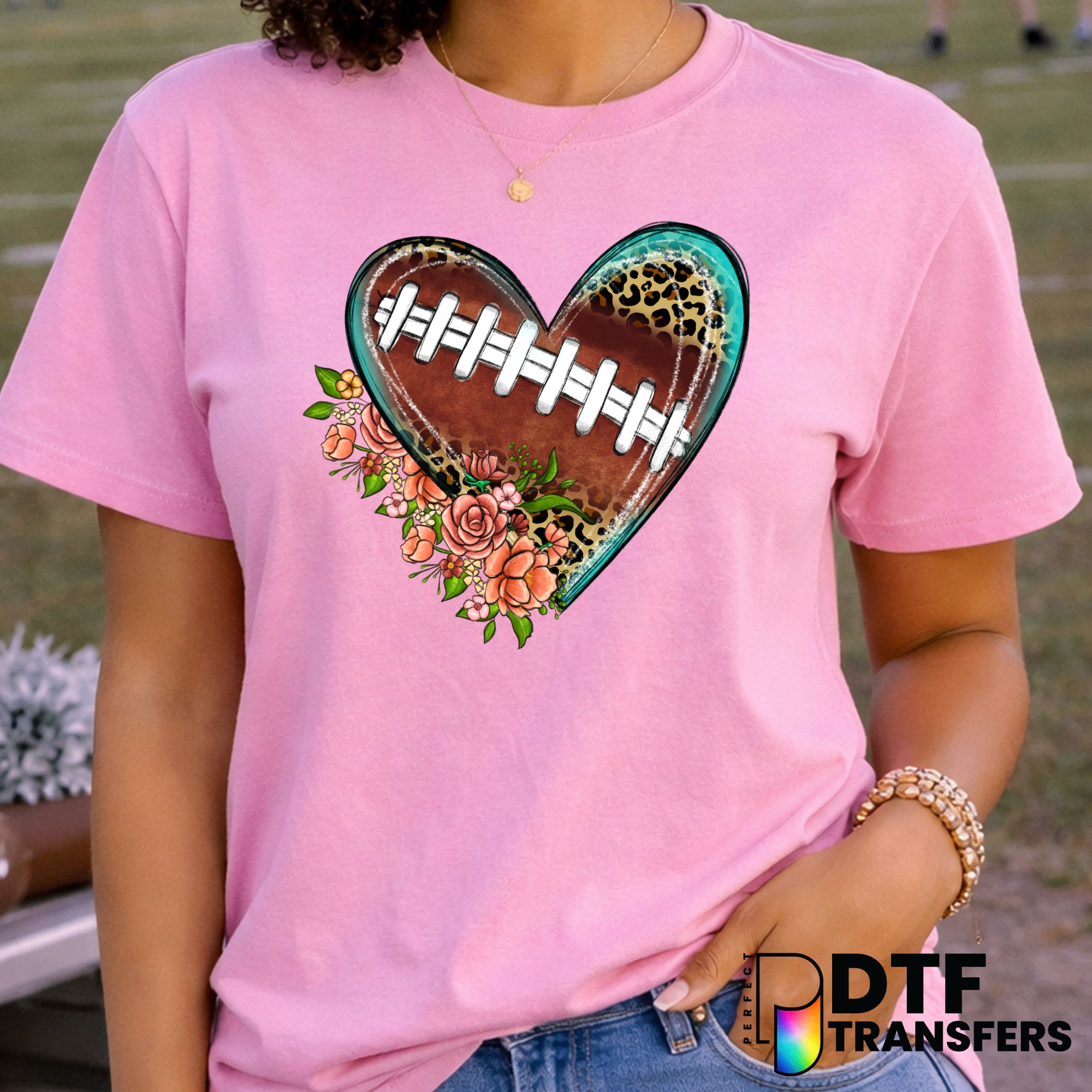 My Heart Is On That Field – Football DTF Transfer