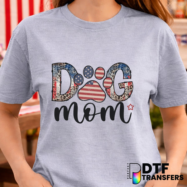 Dog Mom – Fourth of July DTF Transfer