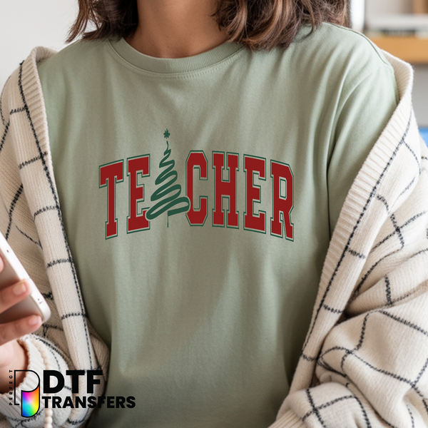 It's the Most Wonderful Time of the Year Teacher – Christmas Truck DTF Transfer