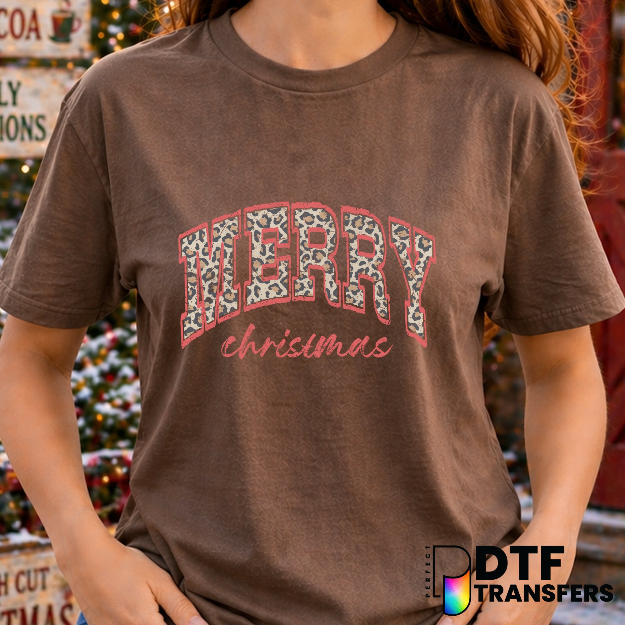 Merry Christmas – Christmas DTF Transfer