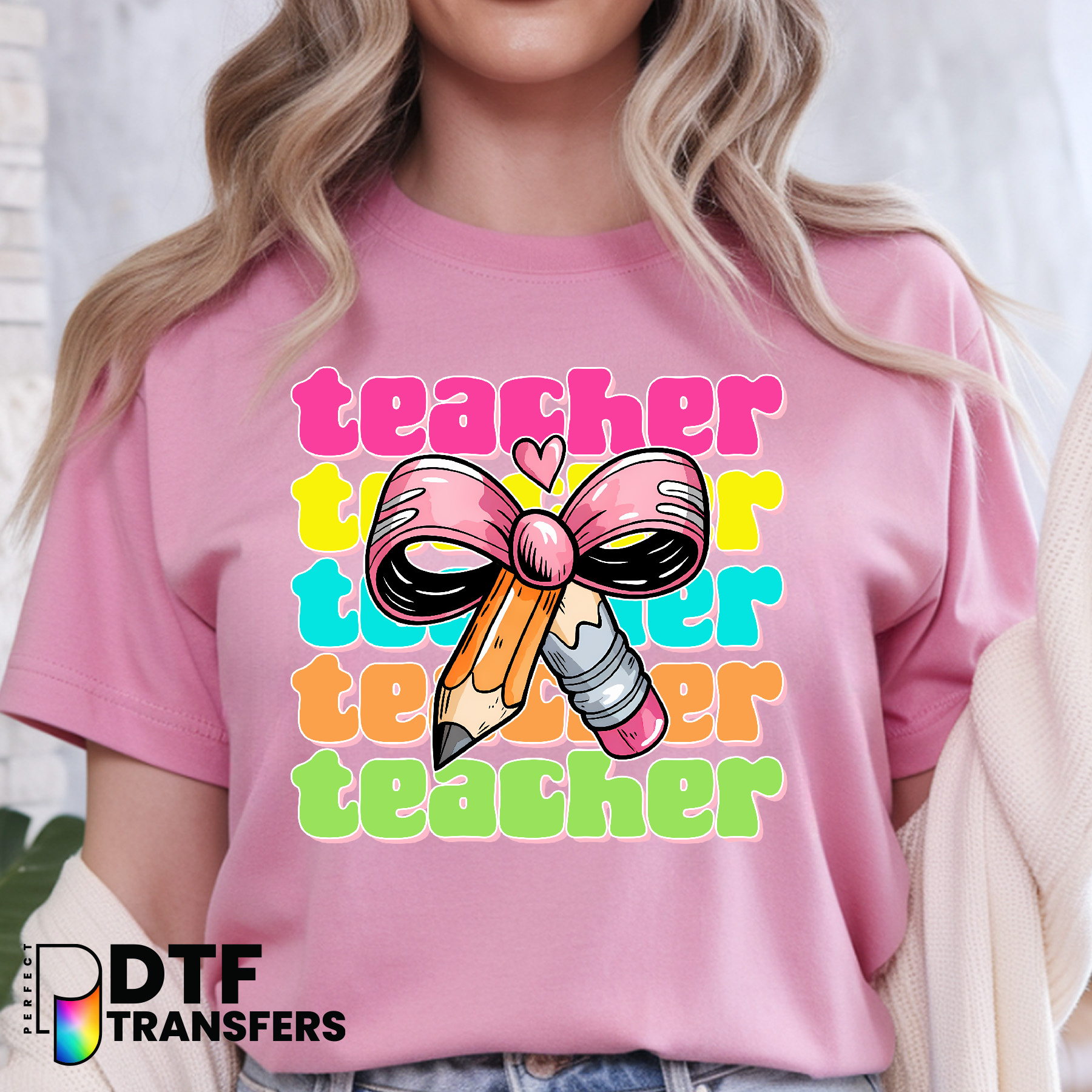 It's a beautiful day to teach. – Teacher DTF Transfer