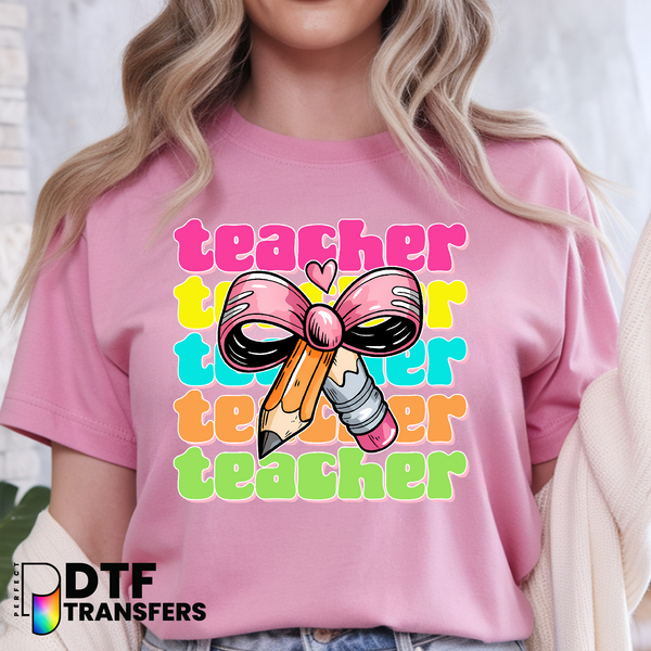 It's a beautiful day to teach. – Teacher DTF Transfer