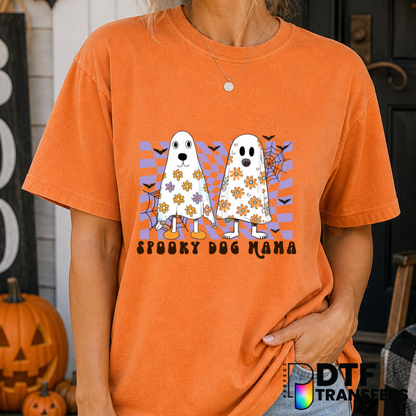 Spooky Dog Mom – Halloween DTF Transfer