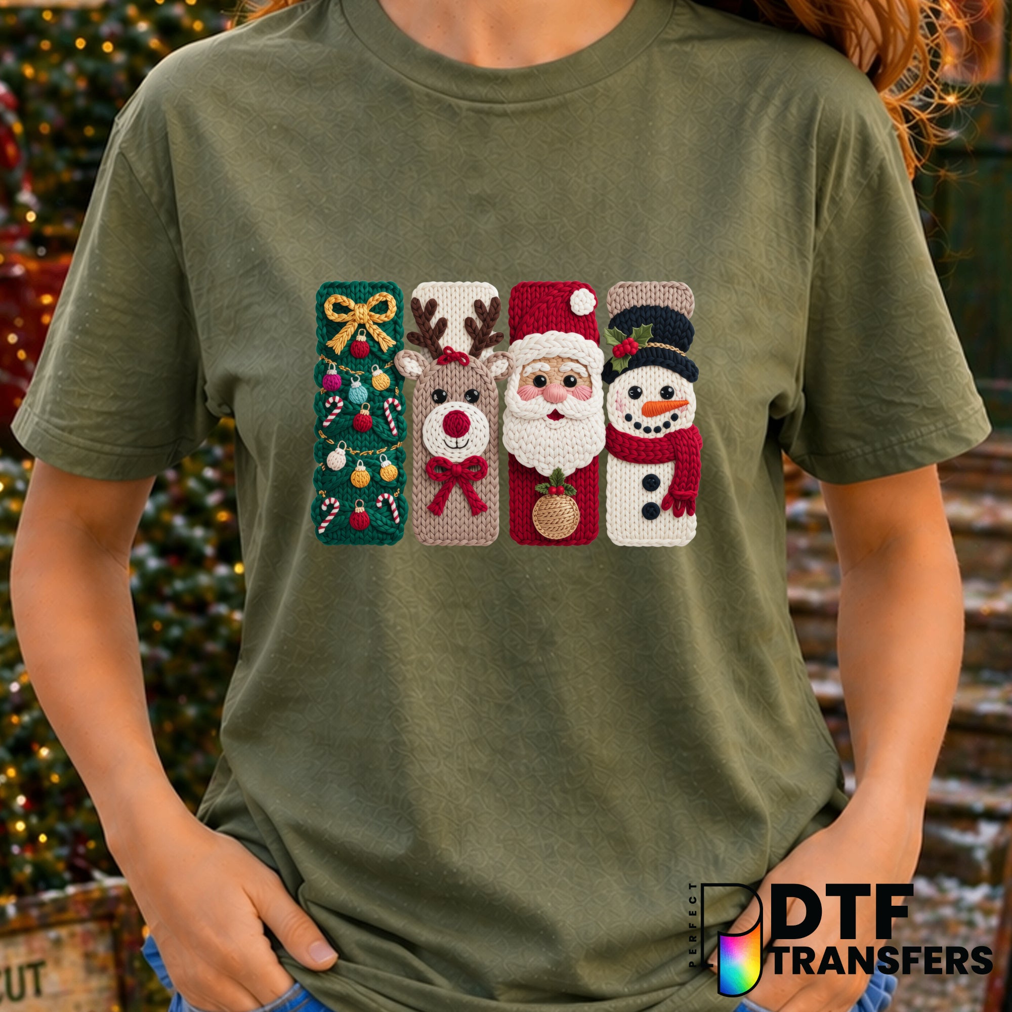 Joy Reindeer – Christmas DTF Transfer