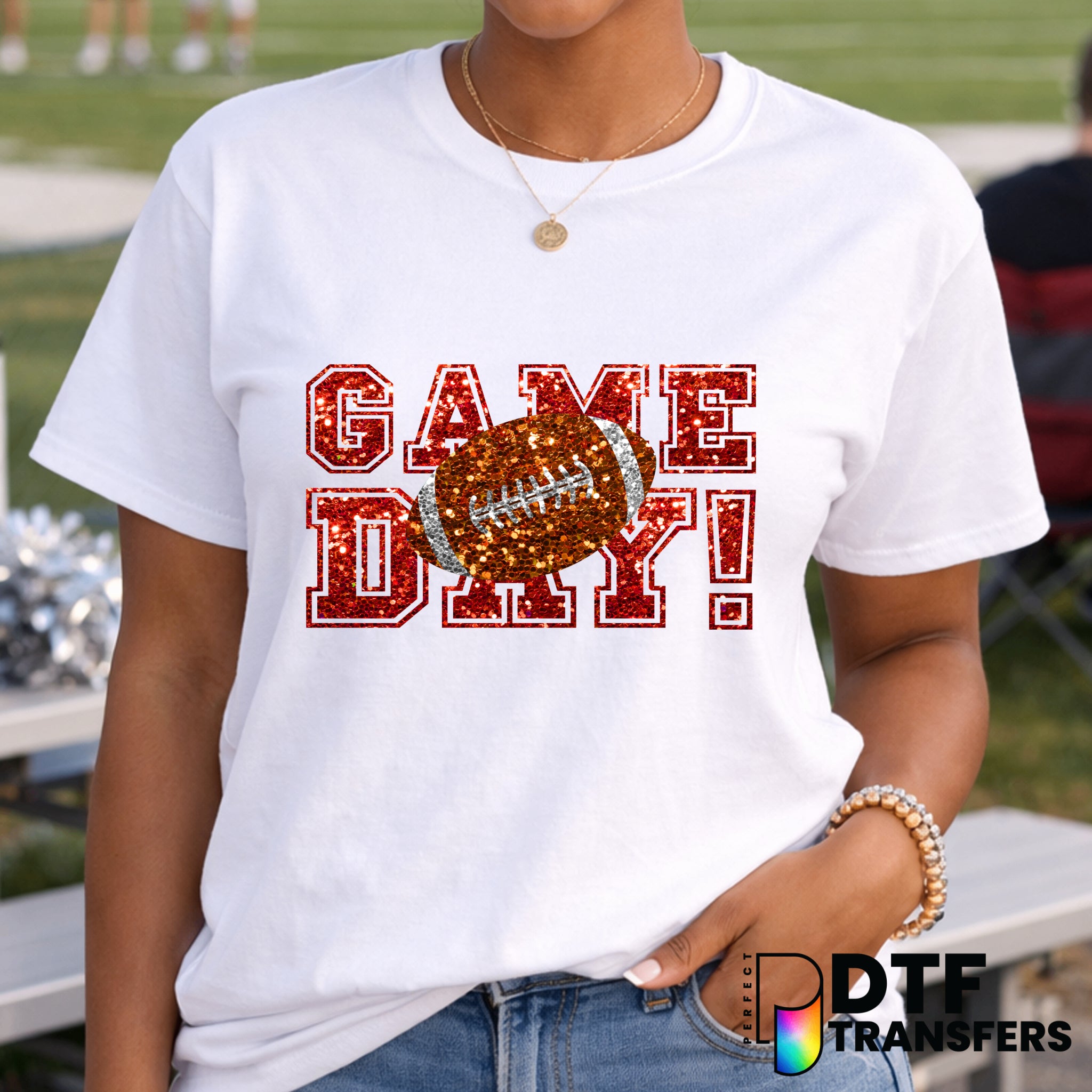 Game Day! Football Stack – Football DTF Transfer