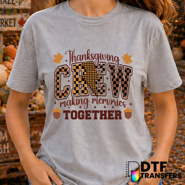 Thanksgiving Crew – Thanksgiving DTF Transfer