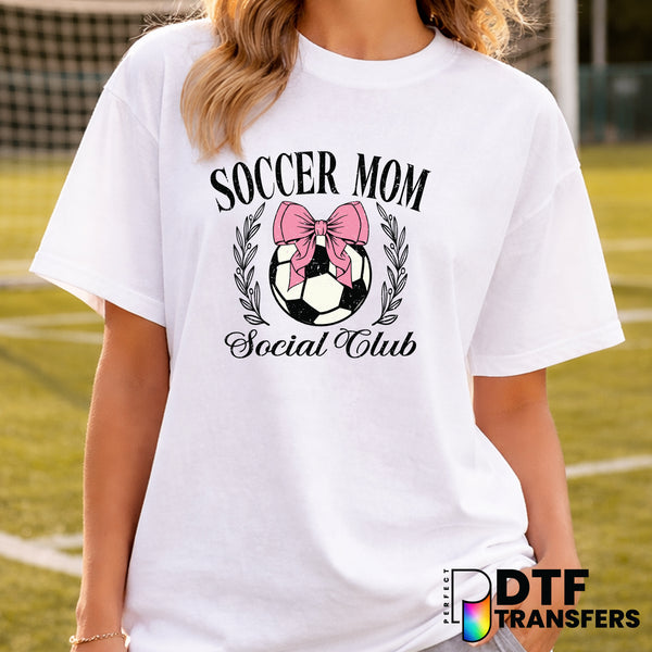 SOCCER MOM SOCIAL CLUB – Soccer DTF Transfer