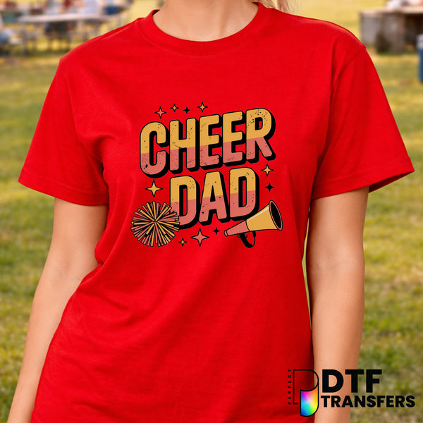 Cheer Dad – Cheerleading DTF Transfer