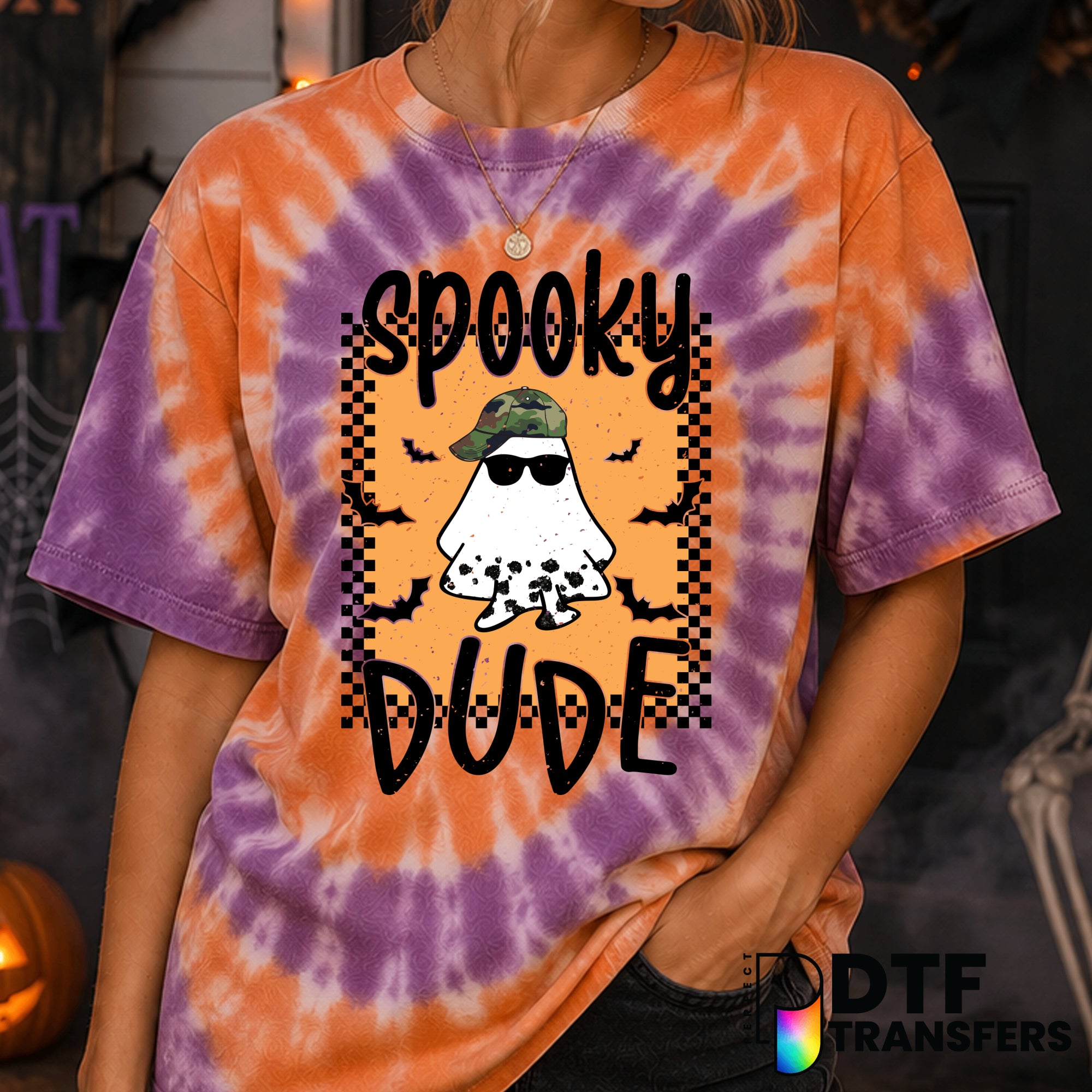 SPOOKY DUDE – Halloween DTF Transfer